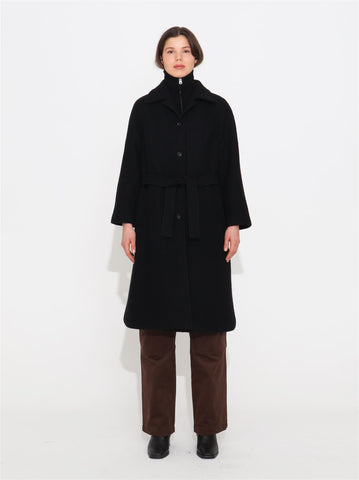 Anna Wool Coat - Black - F5 Concept Store