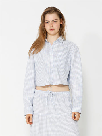 Roza Shirt - Blue/White checks - F5 Concept Store