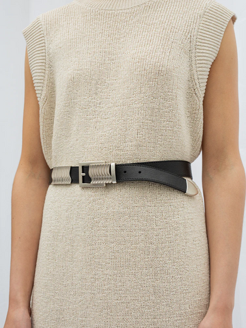 Rattle Belt - Black/Silver - F5 Concept Store