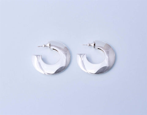 Point hoops - Silver - F5 Concept Store