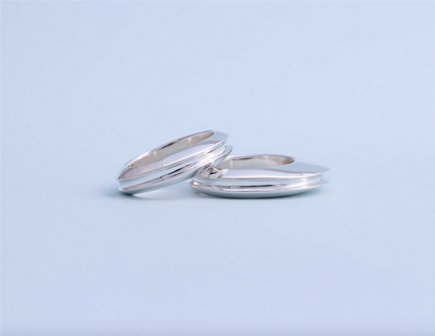 Concave Rings Set - Silver - F5 Concept Store