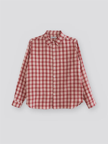 Holleb Shirt - Red/Beige Checks - F5 Concept Store