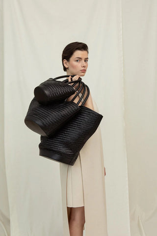 Sandhi  - Black twill tote bag - F5 Concept Store