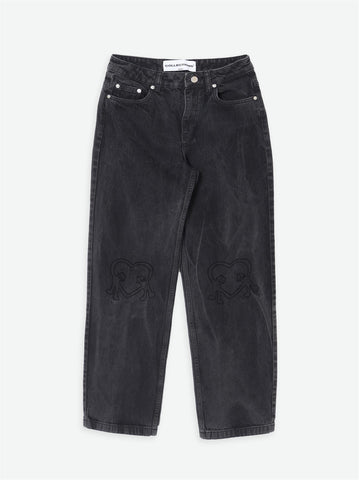 Eren Heart Jeans -  Washed Black - F5 Concept Store