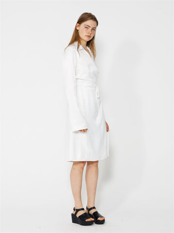 Lucja Wrap Dress - Cream