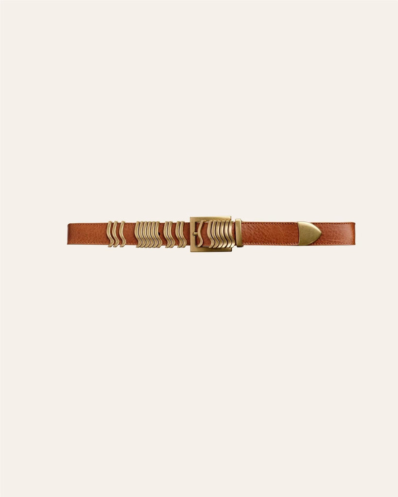Rattle Belt - Nutmeg/Gold - F5 Concept Store