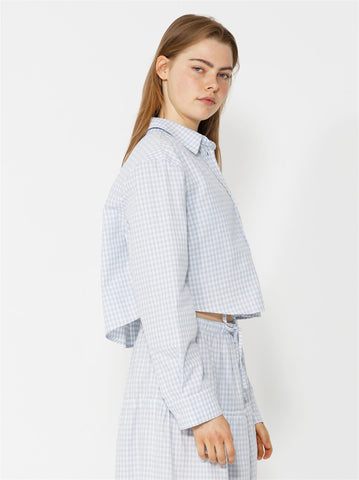 Roza Shirt - Blue/White checks - F5 Concept Store