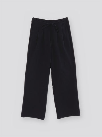 Damien Linen Pants - Black