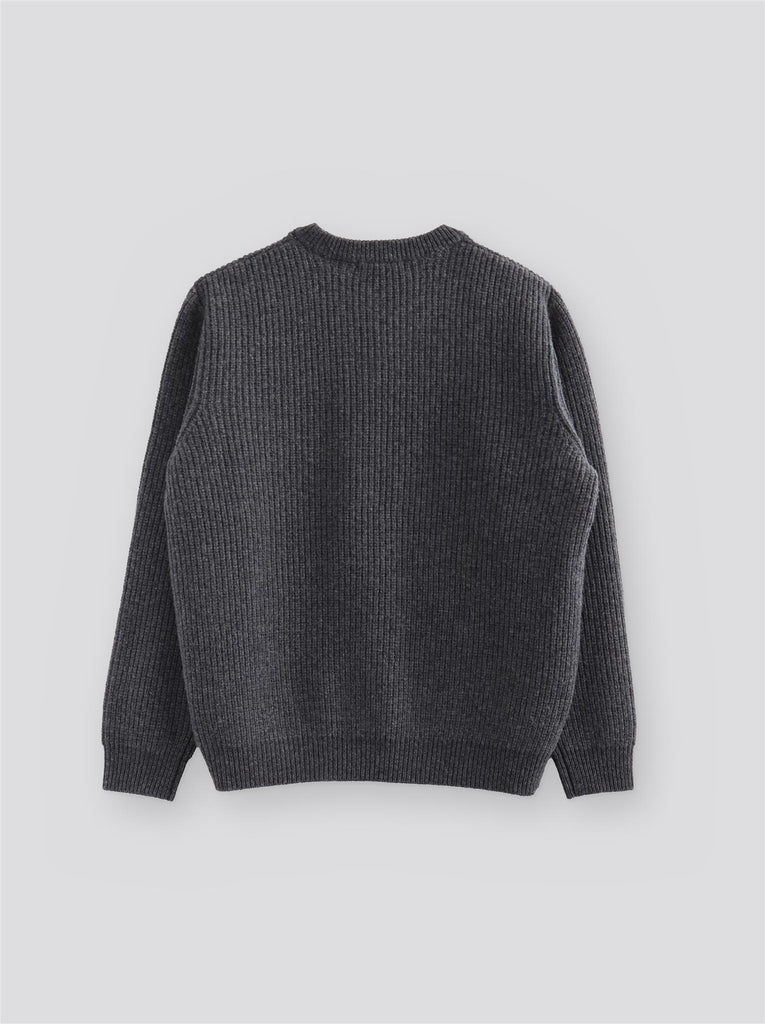 Zimo Wool Sweater - Dark Grey