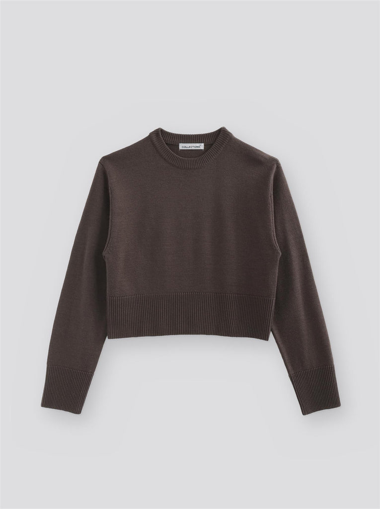 Liena Merino Sweater - Taupe - F5 Concept Store