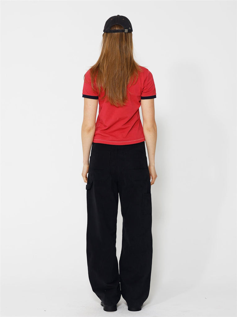 Liyana Gardener Print T-shirt - Red