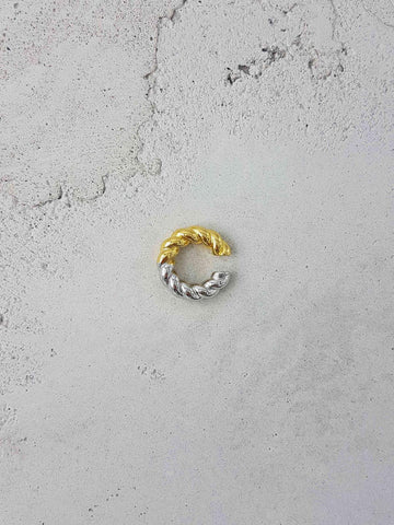 Impasto Single Earcuff Large - 2 Tone - F5 Concept Store